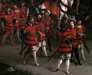 Interview von Franz I. und Heinrich VIII. im Lager des Goldenen Tuchs am 7. Juni