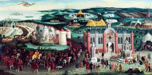 Treffen auf dem Feld des Goldenen Tuchs, 7. Juni 1520, nach Hans Holbein dem Älteren (14605-1524)
