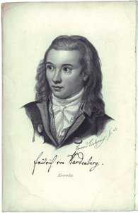 Porträt des Dichters Novalis 1772-1801, 1845