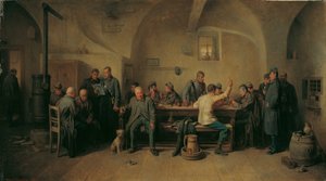Soldaten in der Kantine