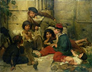 Kinder der Straßen von Paris, 1852