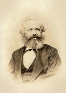 Porträt von Karl Marx von Friedrich Karl Wunder