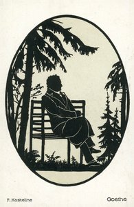 Johann Wolfgang von Goethe, deutscher Dichter und Schriftsteller von Friedrich Kaskeline