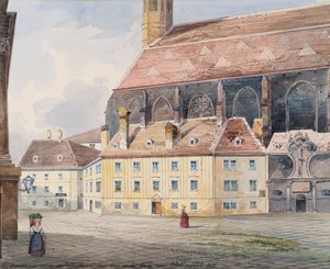 Die Minoritenkirche in Wien von Friedrich Leibold
