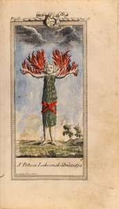 Illustration in Ludvig Holberg - Die Reise von Niels Klim zur Unterwelt von Friedrich Müller