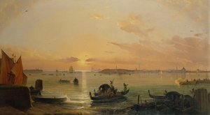Venedig vom Lido aus gesehen