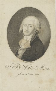Porträt von Jean-Baptiste Van Mons 1765-1842, 1800 von Friedrich Wilhelm Bollinger