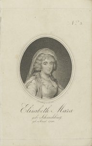 Gertrud Elisabeth Mara, geb. Schmeling 1749-1833, 1803