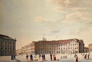 Der Königsplatz in Kassel von Friedrich Wilhelm Selig