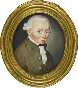Porträt von Immanuel Kant 1724-1804, 1765