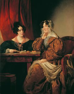 Henriette Baronin Pereira-Arnstein (1780–1859) mit ihrer Tochter Flora (1814–1882)