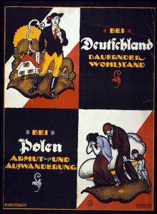 Deutsches Anti-Polen-Poster