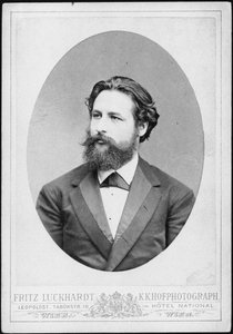 Porträt des Pianisten und Komponisten Heinrich Karl Johann Hofmann 1842-1902