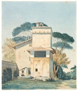 Raffaels Atelier im Garten der Villa Borghese. Rom