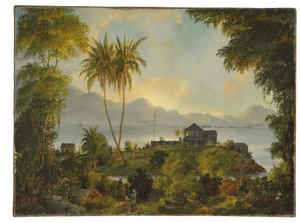 Cruz Bay; Cinnamon Bay, Dänische Westindien (U.S. Virgin Islands) von Fritz Siegfried Georg Melbye