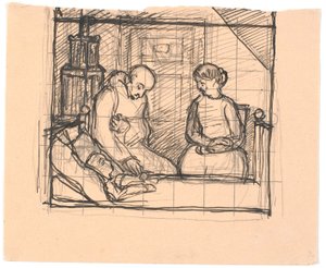 Und als der alte Mann vor Kälte zitterte... von Fritz Syberg