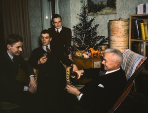 Familie und Zuhause in Dresden, Deutschland von Dr. Fritz Gustav Wentzel und seiner Frau Verna