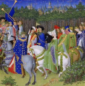 Très Riches Heures des Herzogs von Berry von Frères Limbourg