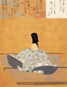 Porträt von Kaiser Go-Toba, zugeschrieben Fujiwara no Nobuzane (1176 oder ca. 1177-1265), Japan, japanische Zivilisation