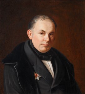 Porträt des Dichters Wassili Schukowski, 1783-1852, 1854