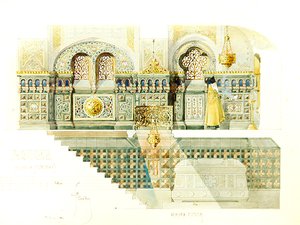 Entwurf für das Lapin-Familiengewölbe im Danilov-Kloster, Moskau von Fyodor Shekhtel