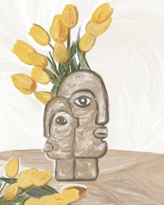 Mutter Kind Tulpen