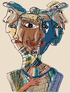 Vielseitige Gesichter