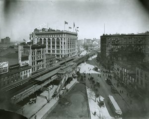 Broadway, Nord von der 32nd Street, New York City
