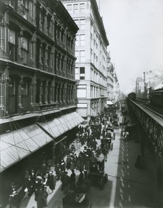Sixth Avenue zwischen 23. und 18. Straße, New York City von G.P. Hall und Sohn
