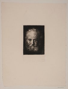 Altes Gesicht. Studie nach Rembrandt von G.V. Blom