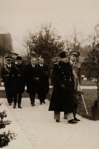 Album "MVSN- Schwarzhemden": Galeazzo Ciano in der Uniform eines Generals der Miliz in Budapest