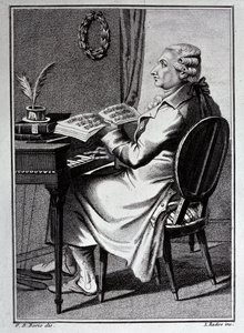 Porträt von Antonio Sacchini (Zeichnung) von G. B. Bosio