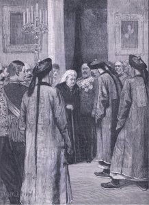 Besuch von Li Hung-Chang bei der Königin in Osborne, Illustration aus Cassells Geschichte Englands, 1900er Jahre
