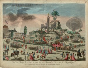 Das Fest des höchsten Wesens auf dem Marsfeld, 8. Juni 1794, 1794