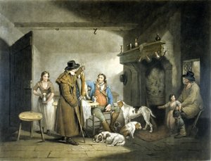 In einem Landgasthaus, graviert von William Ward