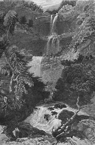 Panorama der Trenton Falls, 1883