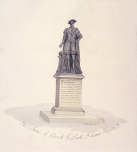 Statue von Edward VI im St Thomas