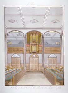 Die Kapelle in der Philanthropic Society Institution an der London Road, Southwark, London, 1825 von G Yates