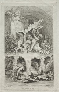 Buch der Brunnen: Nr. 7 von Gabriel Huquier