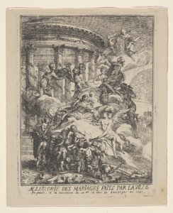 Allegorie der Ehen, die von der Stadt Paris zur Geburt des Herzogs von Burgund geschlossen wurden