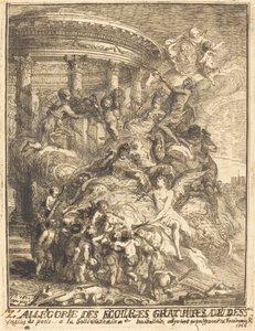 Allegorie der Ehen, die von der Stadt Paris bei der Geburt des Herzogs von Burgund geschlossen wurden