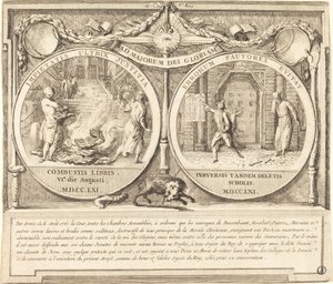 Vertreibung der Jesuiten (Expulsion des Jesuites) von Gabriel Jacques de Saint Aubin