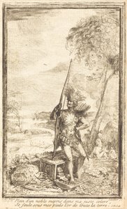 Frontispiz: Allegorische Komposition von Gabriel Jacques de Saint Aubin