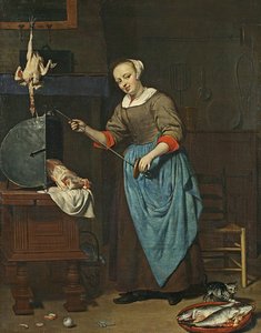 Die Köchin von Gabriel Metsu