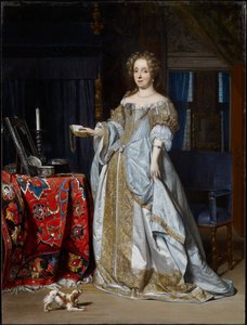 Porträt von Lucia Wijbrants von Gabriel Metsu