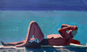 Schläfchen am Meer, 2024 von Gabriel Palma