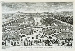 Ansicht des Tuileriengartens wie er jetzt ist - graviert von Perelle, Ende des 17. Jahrhunderts von Gabriel Perelle