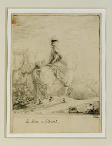 Marie-Antoinette zu Pferd