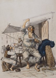 Mangia Maccaroni (Nudelesser) von Gaetano Dura