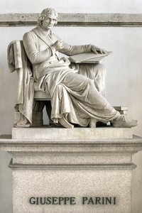 Statue von Giuseppe Parini von Gaetano Matteo Monti
